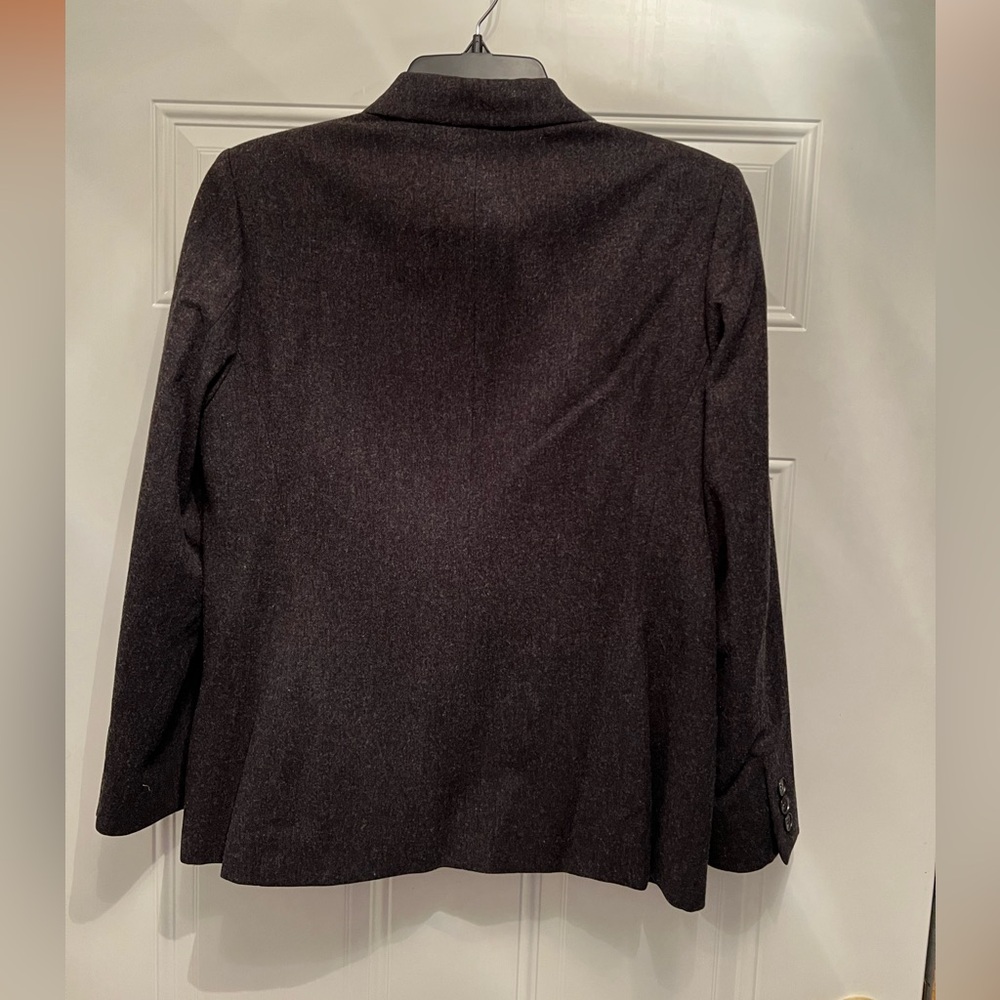 Pendleton 100% Virgin Wool Gray Lined Button Fron… - image 3